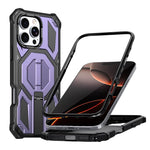 Ốp lưng điện thoại chống sốc từ tính có giá đỡ kim loại ẩn, dành cho iPhone 17 Pro Max, iPhone 17 Pro, iPhone 17, iPhone Air, iPhone 16 Pro Max, iPhone 16 Pro, iPhone 16 Plus, iPhone 16