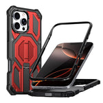 Ốp lưng điện thoại chống sốc từ tính có giá đỡ kim loại ẩn, dành cho iPhone 17 Pro Max, iPhone 17 Pro, iPhone 17, iPhone Air, iPhone 16 Pro Max, iPhone 16 Pro, iPhone 16 Plus, iPhone 16