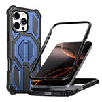Ốp lưng điện thoại chống sốc từ tính có giá đỡ kim loại ẩn, dành cho iPhone 17 Pro Max, iPhone 17 Pro, iPhone 17, iPhone Air, iPhone 16 Pro Max, iPhone 16 Pro, iPhone 16 Plus, iPhone 16