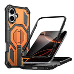 Ốp lưng điện thoại chống sốc từ tính có giá đỡ kim loại ẩn, dành cho iPhone 17 Pro Max, iPhone 17 Pro, iPhone 17, iPhone Air, iPhone 16 Pro Max, iPhone 16 Pro, iPhone 16 Plus, iPhone 16