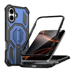 Ốp lưng điện thoại chống sốc từ tính có giá đỡ kim loại ẩn, dành cho iPhone 17 Pro Max, iPhone 17 Pro, iPhone 17, iPhone Air, iPhone 16 Pro Max, iPhone 16 Pro, iPhone 16 Plus, iPhone 16