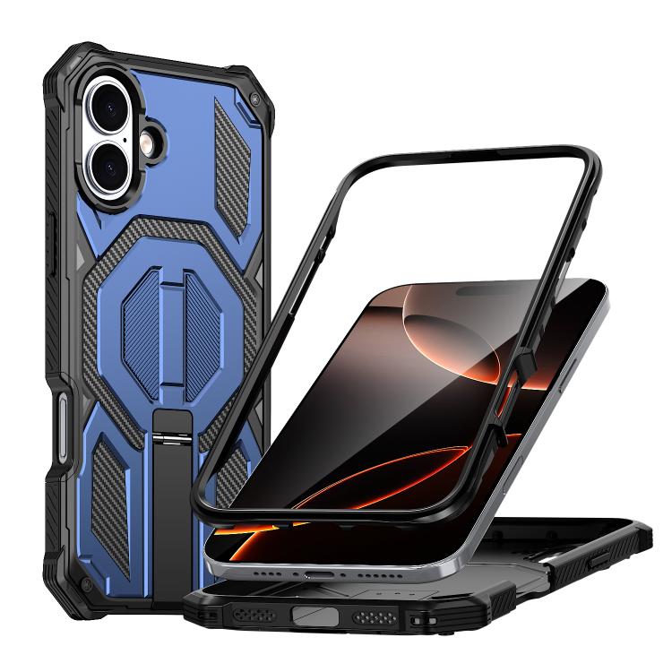 Ốp lưng điện thoại chống sốc từ tính có giá đỡ kim loại ẩn, dành cho iPhone 17 Pro Max, iPhone 17 Pro, iPhone 17, iPhone Air, iPhone 16 Pro Max, iPhone 16 Pro, iPhone 16 Plus, iPhone 16