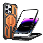 Ốp điện thoại chống sốc nam châm kèm giá đỡ kim loại ẩn, Dành cho iPhone 13 Pro