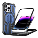 Ốp điện thoại chống sốc nam châm kèm giá đỡ kim loại ẩn, Dành cho iPhone 13 Pro