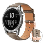 xDfind Rose Gold Buckle Black Shark Fine Grain Vegan Leather Watch Band, For Garmin Fenix 8/7/6/5 22mm, For Garmin Fenix 8/7S/6S/5S 20mm, For Garmin Forerunner 45 / 45S / Swim 2, For Garmin Forerunner 220/735/735XT/230/235, For Garmin Forerunner 35/30/35j
