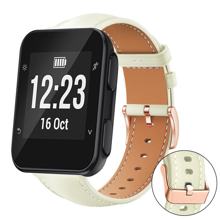 xDfind Rose Gold Buckle Black Shark Fine Grain Vegan Leather Watch Band, For Garmin Fenix 8/7/6/5 22mm, For Garmin Fenix 8/7S/6S/5S 20mm, For Garmin Forerunner 45 / 45S / Swim 2, For Garmin Forerunner 220/735/735XT/230/235, For Garmin Forerunner 35/30/35j