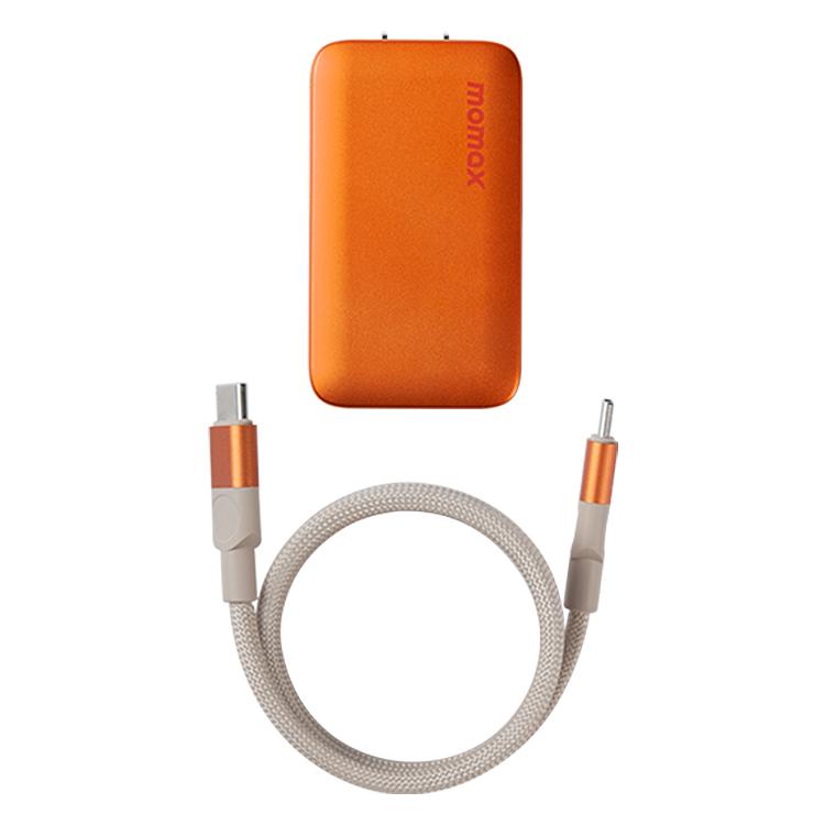 Bộ sạc nhanh GaN siêu mỏng 45W 2 cổng MOMAX UM79 1-Charge, phích cắm Mỹ