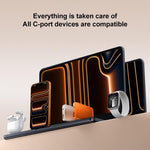 Bộ sạc nhanh GaN siêu mỏng 45W 2 cổng MOMAX UM79 1-Charge, phích cắm Mỹ
