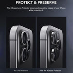 XDcase AF + AR Hawkeye Camera Lens Protector with Alignment Tool, For iPhone 16 Pro / 16 Pro Max
