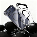 Ốp lưng điện thoại chống sốc từ tính có túi khí chân không TPU + acrylic, dành cho iPhone 17 Pro Max, iPhone 17 Pro, iPhone 17