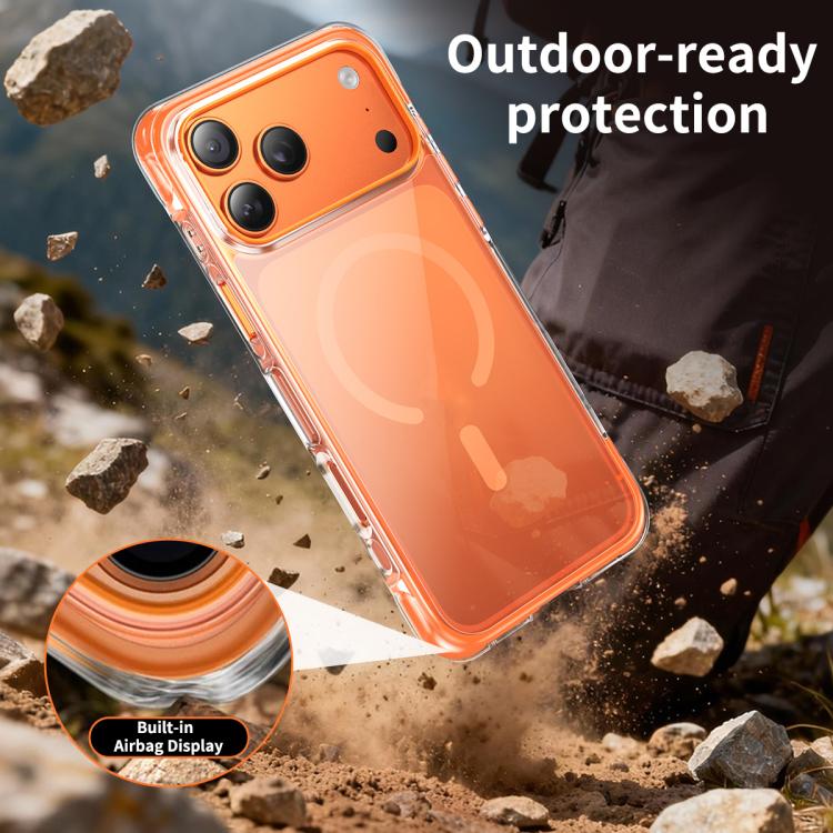 Ốp lưng điện thoại chống sốc từ tính có túi khí chân không TPU + acrylic, dành cho iPhone 17 Pro Max, iPhone 17 Pro, iPhone 17