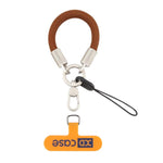 XDcase Dây đeo cổ tay chống mất điện thoại với khóa kim loại & vòng đệm, dài 10,6cm
