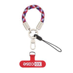 XDcase Dây đeo cổ tay chống mất điện thoại với khóa kim loại & vòng đệm, dài 10,6cm