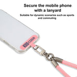 XDcase Dây đeo cổ tay chống mất điện thoại với khóa kim loại & vòng đệm, dài 18,9cm
