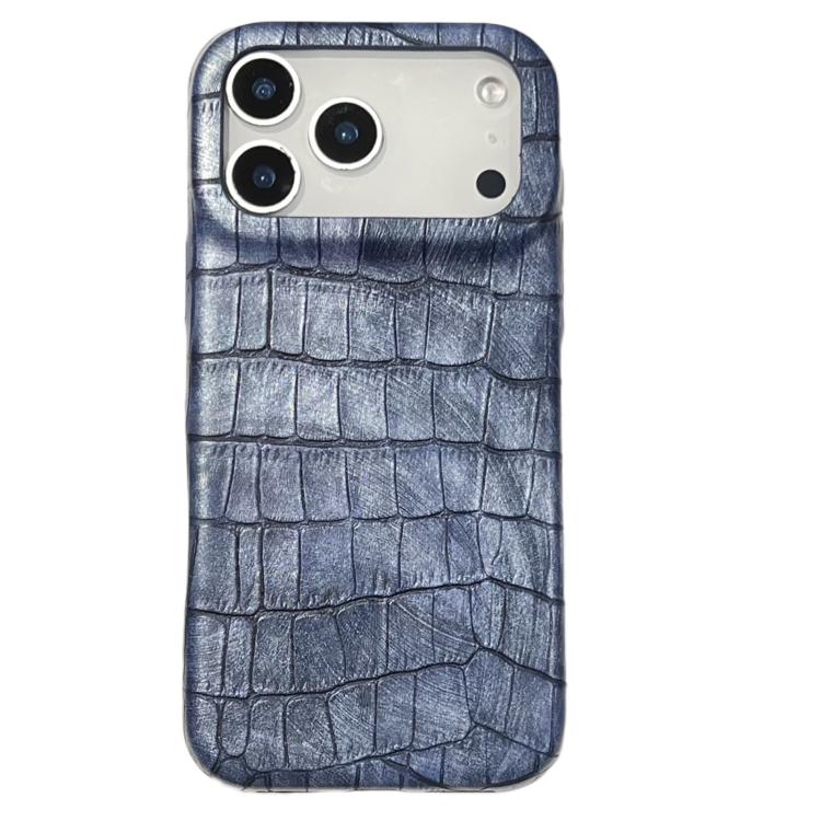 Ốp lưng điện thoại da thuần chay chống sốc họa tiết da cá sấu cổ điển, dành cho iPhone 17 Pro Max, iPhone 17 Pro