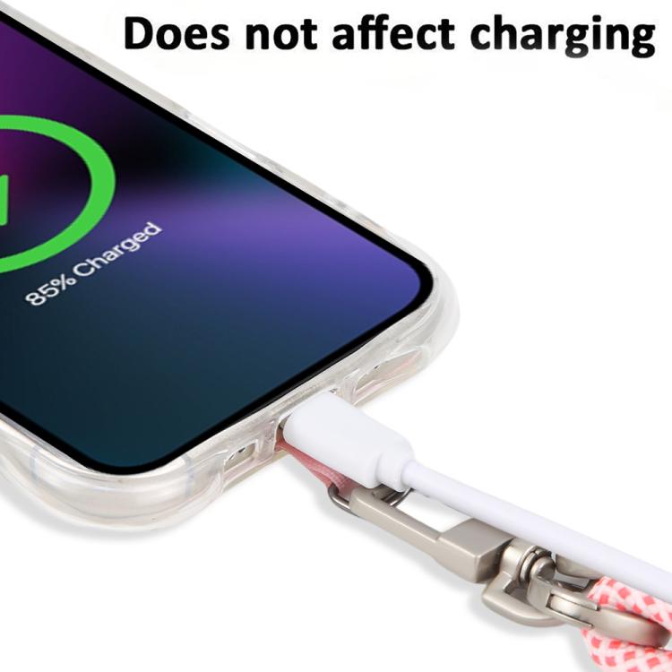 XDcase Dây đeo điện thoại chống mất với khóa kim loại & vòng đệm, chiều dài điều chỉnh: 41-77cm