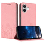 Ốp điện thoại da thuần chay nam châm họa tiết bướm hoa tulip, dành cho iPhone 17e / 16e, dành cho iPhone 17 Pro Max, dành cho iPhone 17 Pro, dành cho iPhone 17