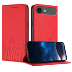 Ốp điện thoại da thuần chay nam châm họa tiết bướm hoa tulip, dành cho iPhone Air, dành cho iPhone 16 Pro Max, dành cho iPhone 16 Pro, dành cho iPhone 16 Plus