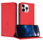 Ốp điện thoại da thuần chay nam châm họa tiết bướm hoa tulip, dành cho iPhone Air, dành cho iPhone 16 Pro Max, dành cho iPhone 16 Pro, dành cho iPhone 16 Plus