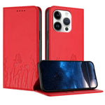 Ốp điện thoại da thuần chay nam châm họa tiết bướm hoa tulip, dành cho iPhone Air, dành cho iPhone 16 Pro Max, dành cho iPhone 16 Pro, dành cho iPhone 16 Plus