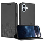 Ốp điện thoại da thuần chay nam châm họa tiết bướm hoa tulip, dành cho iPhone Air, dành cho iPhone 16 Pro Max, dành cho iPhone 16 Pro, dành cho iPhone 16 Plus