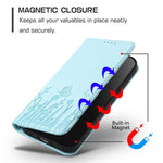 Ốp điện thoại da thuần chay nam châm họa tiết bướm hoa tulip, dành cho iPhone 17e / 16e, dành cho iPhone 17 Pro Max, dành cho iPhone 17 Pro, dành cho iPhone 17