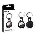 Ốp bảo vệ da thuần chay XDcase kèm vòng kim loại, 1 chiếc (xanh dương), 1 chiếc (nâu), 1 chiếc (xám), 1 chiếc (đen), 1 chiếc (đỏ)