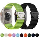 Dây đồng hồ nylon họa tiết núi khóa dù xDfind, dành cho Apple Watch 42 / 44 / 45 / 46 / 49mm, dành cho Apple Watch 38 / 40 / 41 / S10 42mm