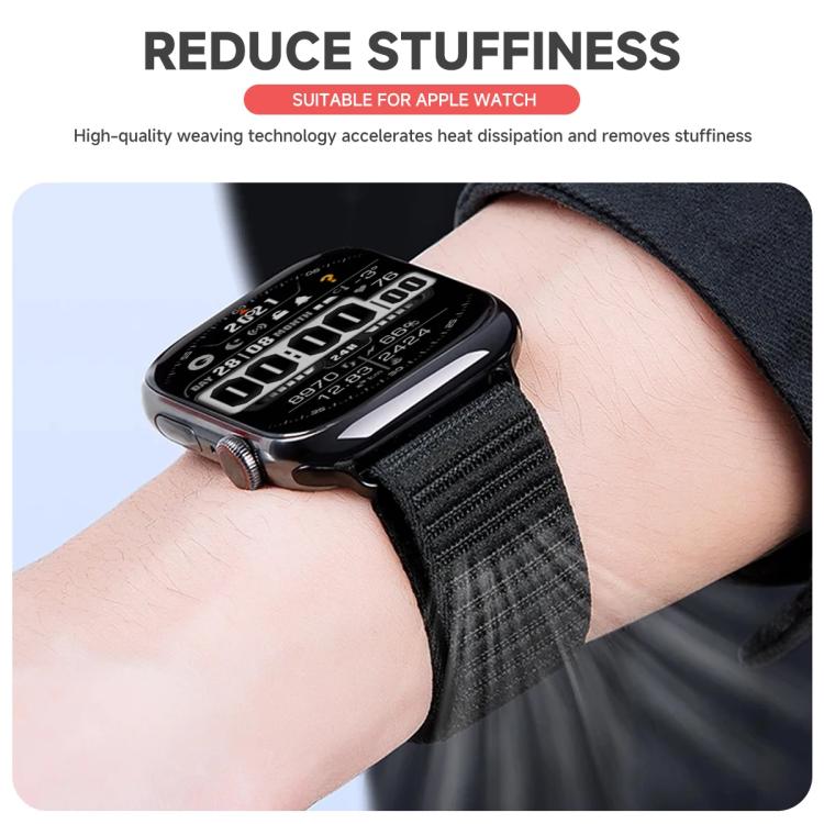 Dây đồng hồ nylon họa tiết núi khóa dù xDfind, dành cho Apple Watch 42 / 44 / 45 / 46 / 49mm, dành cho Apple Watch 38 / 40 / 41 / S10 42mm