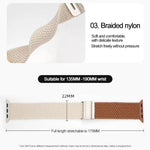 Dây đồng hồ nylon dệt khóa xDfind, dành cho Apple Watch 42 / 44 / 45 / 46 / 49mm, dành cho Apple Watch 38 / 40 / 41 / S10 42mm