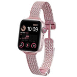 Dây đồng hồ thép không gỉ khóa nam châm xDfind Wheat Ear, dành cho Apple Watch 42 / 44 / 45 / 46 / 49mm, dành cho Apple Watch 38 / 40 / 41 / S10 42mm