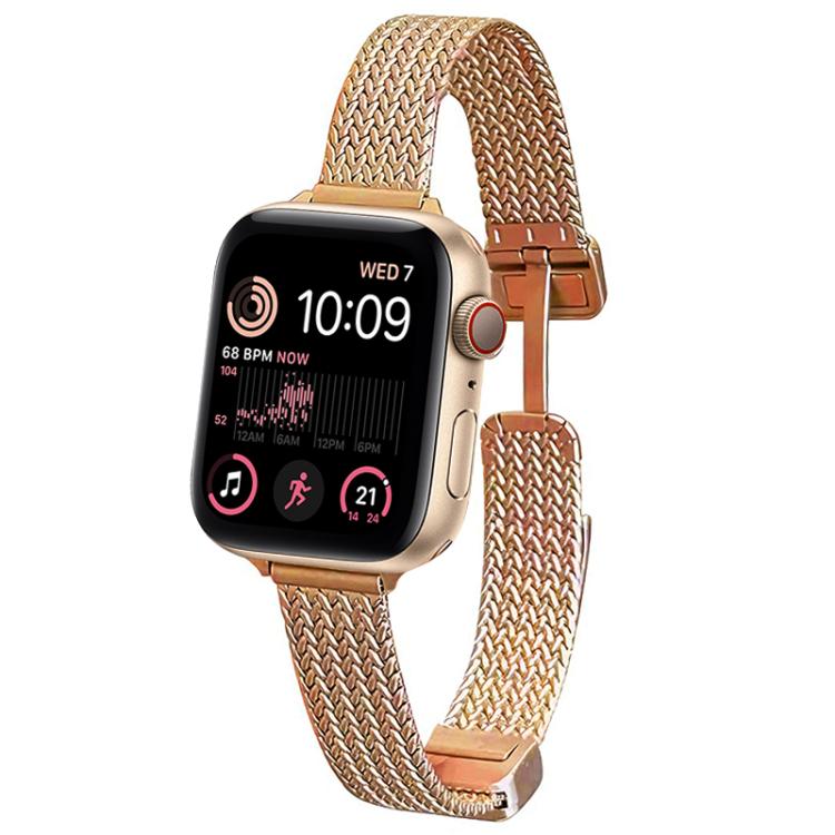 Dây đồng hồ thép không gỉ khóa nam châm xDfind Wheat Ear, dành cho Apple Watch 42 / 44 / 45 / 46 / 49mm, dành cho Apple Watch 38 / 40 / 41 / S10 42mm
