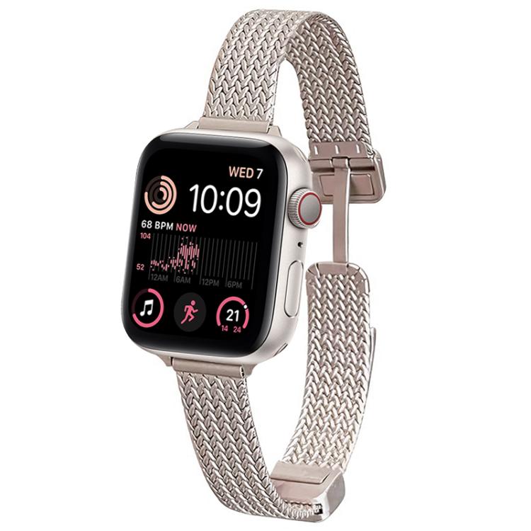 Dây đồng hồ thép không gỉ khóa nam châm xDfind Wheat Ear, dành cho Apple Watch 42 / 44 / 45 / 46 / 49mm, dành cho Apple Watch 38 / 40 / 41 / S10 42mm