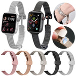 Dây đồng hồ thép không gỉ khóa nam châm xDfind Wheat Ear, dành cho Apple Watch 42 / 44 / 45 / 46 / 49mm, dành cho Apple Watch 38 / 40 / 41 / S10 42mm