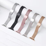 Dây đồng hồ thép không gỉ khóa nam châm xDfind Wheat Ear, dành cho Apple Watch 42 / 44 / 45 / 46 / 49mm, dành cho Apple Watch 38 / 40 / 41 / S10 42mm