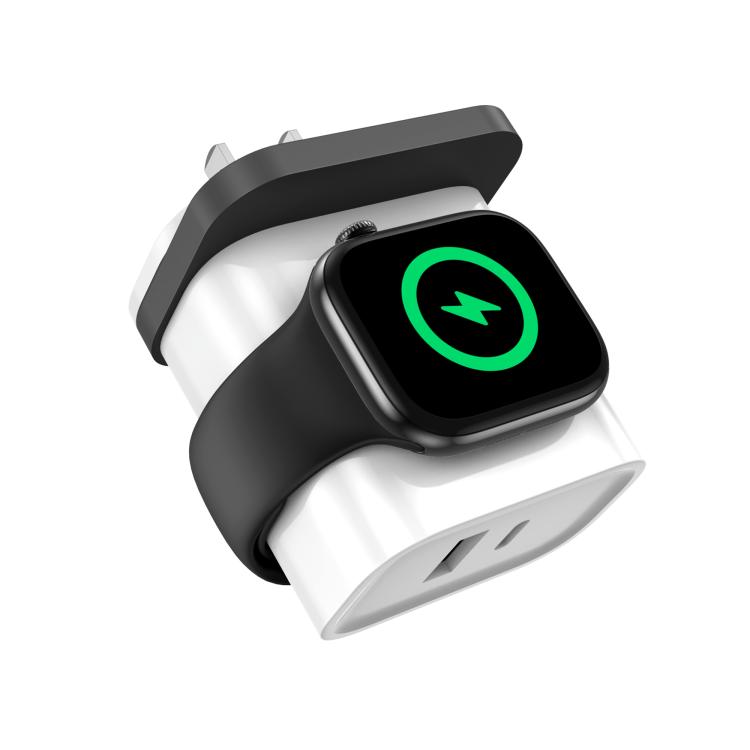 Bộ sạc đa năng 3 trong 1 XL-16 20W USB + Type-C cho Apple Watch có chức năng sạc không dây, phích cắm: phích cắm US