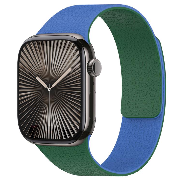Dây đồng hồ silicone nam châm họa tiết vân quả vải xDfind, dành cho Apple Watch 42 / 44 / 45 / 46 / 49mm, dành cho Apple Watch 38 / 40 / 41 / S11 42mm