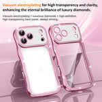 Ốp điện thoại TPU mạ điện chống sốc kim cương sao xoắn sóng, dành cho iPhone 17 Pro Max, dành cho iPhone 17 Pro, dành cho iPhone 17, dành cho iPhone 16 Pro Max, dành cho iPhone 16 Pro, dành cho iPhone 16