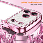 Ốp điện thoại TPU mạ điện chống sốc kim cương sao xoắn sóng, dành cho iPhone 17 Pro Max, dành cho iPhone 17 Pro, dành cho iPhone 17, dành cho iPhone 16 Pro Max, dành cho iPhone 16 Pro, dành cho iPhone 16