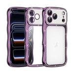 Ốp điện thoại TPU mạ điện chống sốc kim cương sao xoắn sóng, dành cho iPhone 17 Pro Max, dành cho iPhone 17 Pro, dành cho iPhone 17, dành cho iPhone 16 Pro Max, dành cho iPhone 16 Pro, dành cho iPhone 16