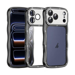 Ốp điện thoại TPU mạ điện chống sốc kim cương sao xoắn sóng, dành cho iPhone 17 Pro Max, dành cho iPhone 17 Pro, dành cho iPhone 17, dành cho iPhone 16 Pro Max, dành cho iPhone 16 Pro, dành cho iPhone 16