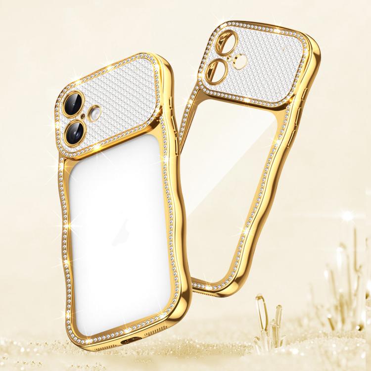 Ốp điện thoại TPU mạ điện chống sốc kim cương sao xoắn sóng, dành cho iPhone 17 Pro Max, dành cho iPhone 17 Pro, dành cho iPhone 17, dành cho iPhone 16 Pro Max, dành cho iPhone 16 Pro, dành cho iPhone 16