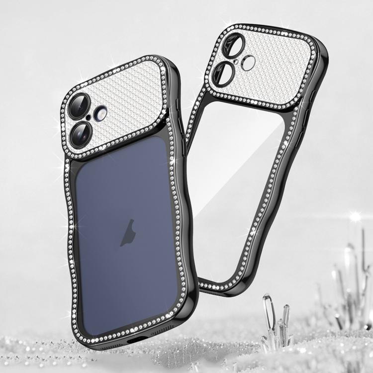 Ốp điện thoại TPU mạ điện chống sốc kim cương sao xoắn sóng, dành cho iPhone 17 Pro Max, dành cho iPhone 17 Pro, dành cho iPhone 17, dành cho iPhone 16 Pro Max, dành cho iPhone 16 Pro, dành cho iPhone 16