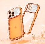 Ốp điện thoại TPU mạ điện chống sốc kim cương sao xoắn sóng, dành cho iPhone 17 Pro Max, dành cho iPhone 17 Pro, dành cho iPhone 17, dành cho iPhone 16 Pro Max, dành cho iPhone 16 Pro, dành cho iPhone 16