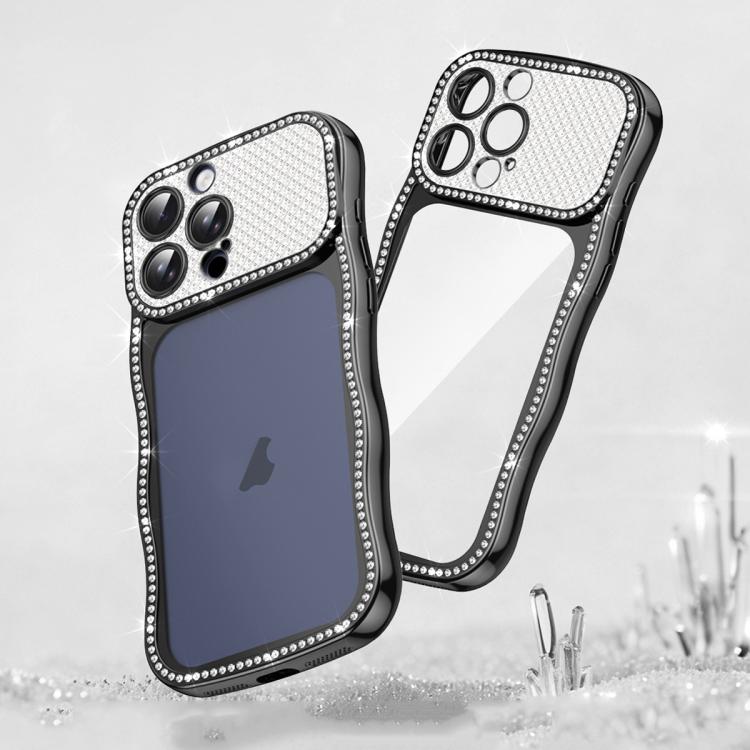 Ốp điện thoại TPU mạ điện chống sốc kim cương sao xoắn sóng, dành cho iPhone 17 Pro Max, dành cho iPhone 17 Pro, dành cho iPhone 17, dành cho iPhone 16 Pro Max, dành cho iPhone 16 Pro, dành cho iPhone 16