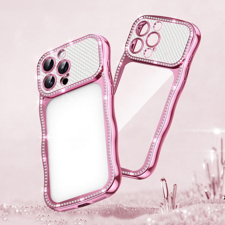 Ốp điện thoại TPU mạ điện chống sốc kim cương sao xoắn sóng, dành cho iPhone 17 Pro Max, dành cho iPhone 17 Pro, dành cho iPhone 17, dành cho iPhone 16 Pro Max, dành cho iPhone 16 Pro, dành cho iPhone 16