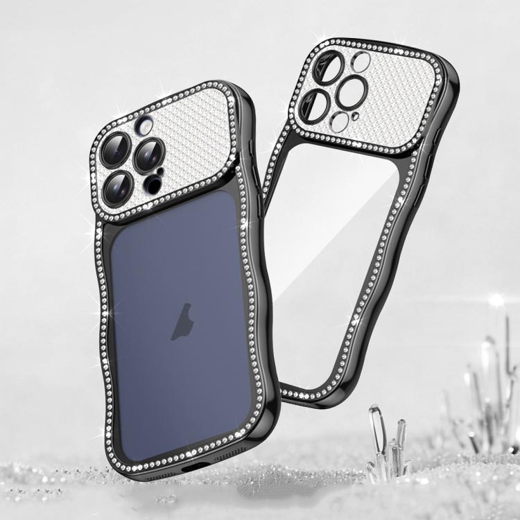 Ốp điện thoại TPU mạ điện chống sốc kim cương sao xoắn sóng, dành cho iPhone 17 Pro Max, dành cho iPhone 17 Pro, dành cho iPhone 17, dành cho iPhone 16 Pro Max, dành cho iPhone 16 Pro, dành cho iPhone 16