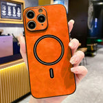 Ốp lưng điện thoại da giả cừu từ tính, dành cho iPhone 11, iPhone 11 Pro