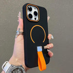Ốp lưng TPU cảm giác da kèm dây silicone có nam châm, dành cho iPhone 13, iPhone 12 / 12 Pro, iPhone 12 Pro Max, iPhone 11 Pro Max, iPhone 11, iPhone 11 Pro