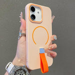 Ốp lưng TPU cảm giác da kèm dây silicone có nam châm, dành cho iPhone 13, iPhone 12 / 12 Pro, iPhone 12 Pro Max, iPhone 11 Pro Max, iPhone 11, iPhone 11 Pro